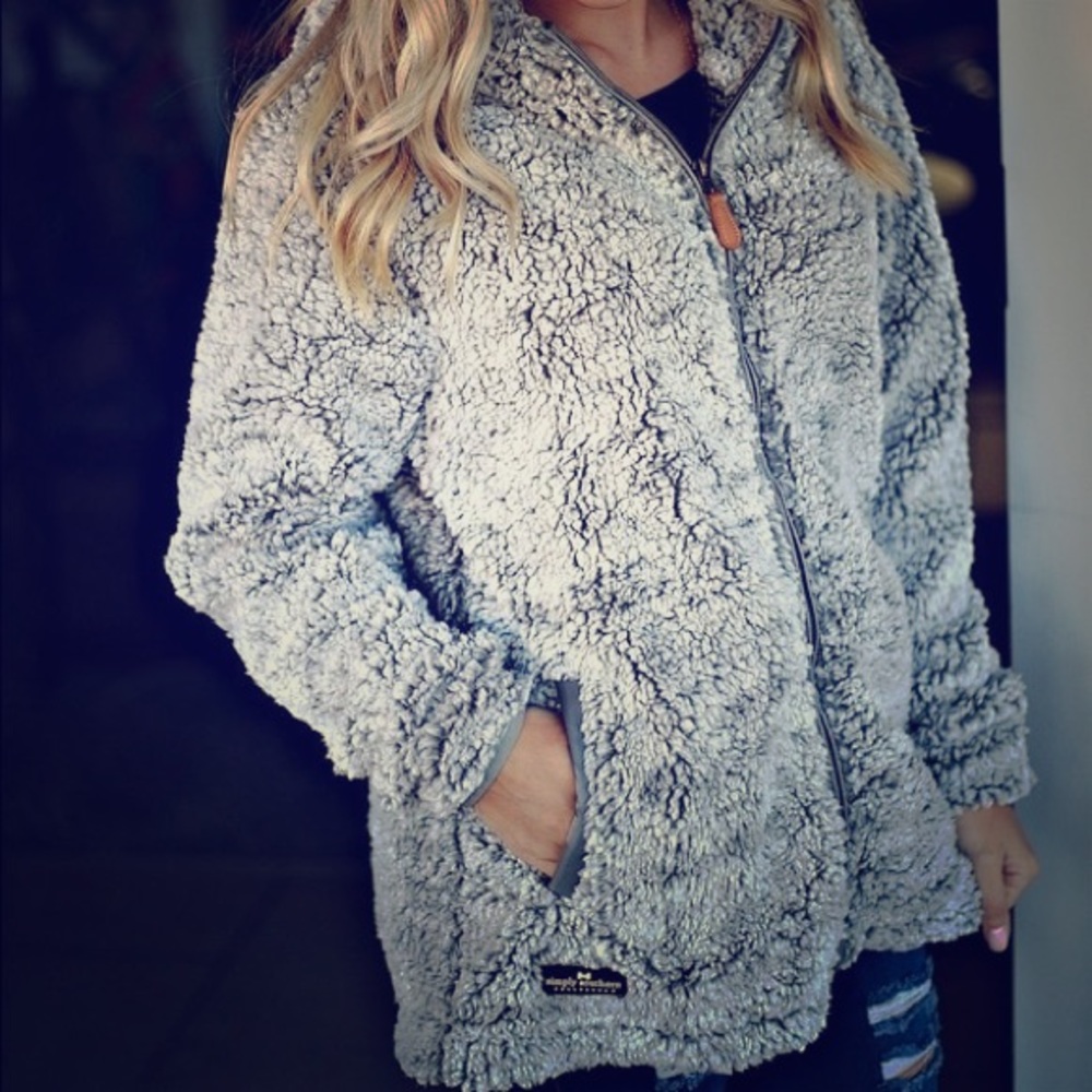 Simply southern fleece zip up hoodie